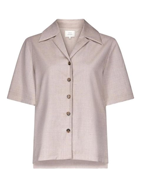 LouLou de Saison button short-sleeve shirt - Neutrals - zdjęcie produktu nr 1