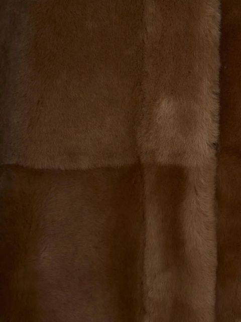 Max Mara panelled shearling coat - Brown - zdjęcie produktu nr 2