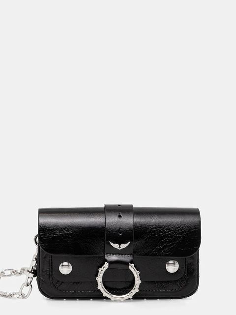 ZADIG&VOLTAIRE torebka skórzana kolor czarny LWBA03910 - zdjęcie produktu nr 1