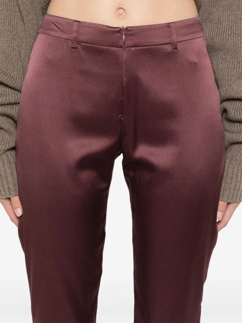 Christopher Esber cropped trousers - Red