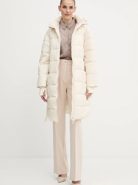 Armani Exchange kurtka kolor beżowy zimowa XW000649 AF16207