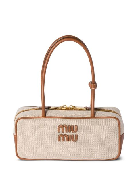 Miu Miu Beau tote bag - Neutrals - zdjęcie produktu nr 1