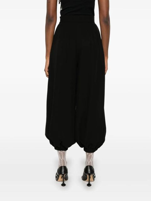Valentino Garavani elastic-ankle trousers - Black