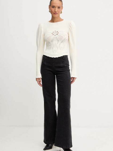 Twinset jeansy damskie kolor czarny 252TT2201 - zdjęcie produktu nr 2