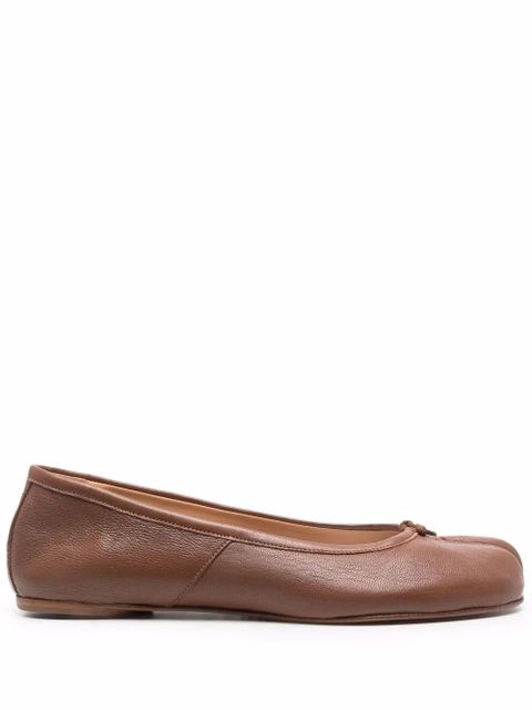 Maison Margiela Tabi leather ballet flats - Brown - zdjęcie produktu nr 1