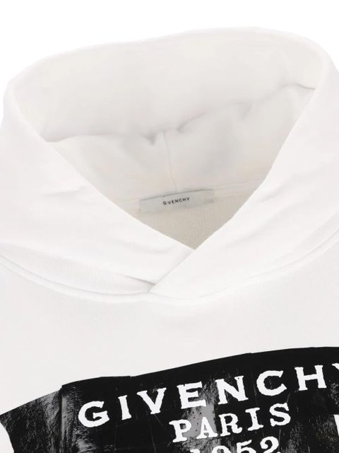 Givenchy logo-print hoodie - White