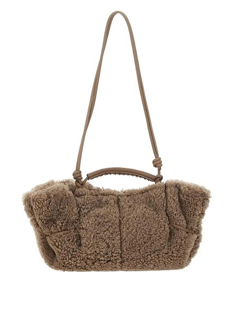 Hereu braided handle shoulder bag - Grey - zdjęcie produktu nr 1