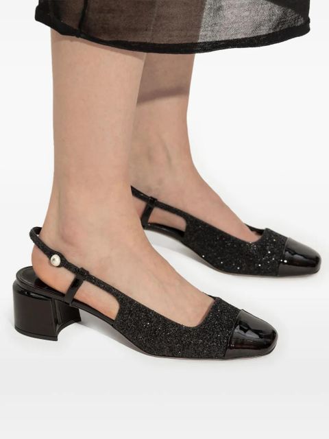 Jimmy Choo 55mm Elisa sling-back pumps - Black