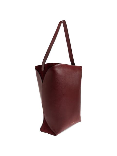 NEOUS leather suede thea tote bag - Red