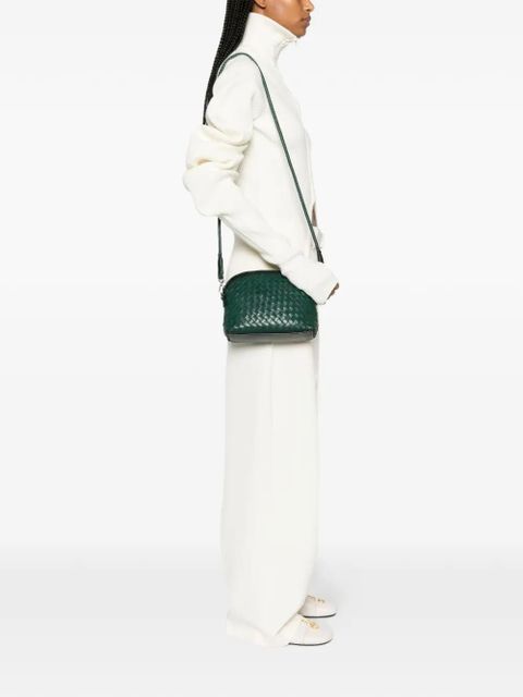 DRAGON DIFFUSION Chunky Fellini woven shoulder bag - Green - zdjęcie produktu nr 1