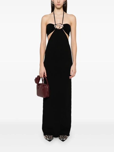 Coperni knitted maxi dress - Black