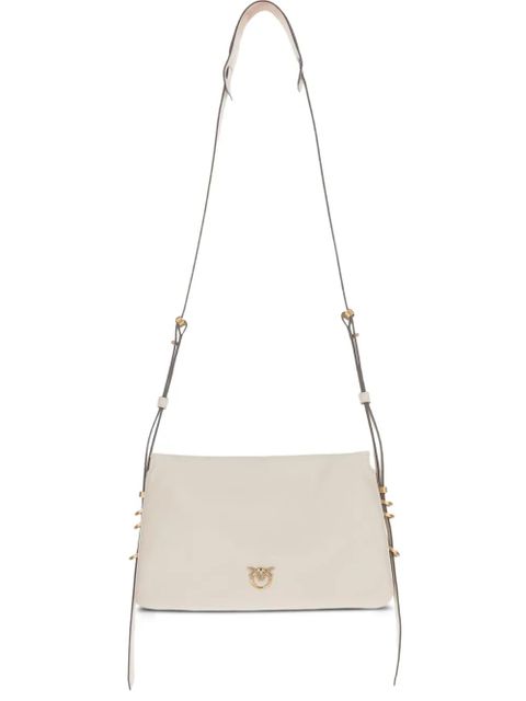 PINKO logo-plaque crossbody bag - White - zdjęcie produktu nr 1