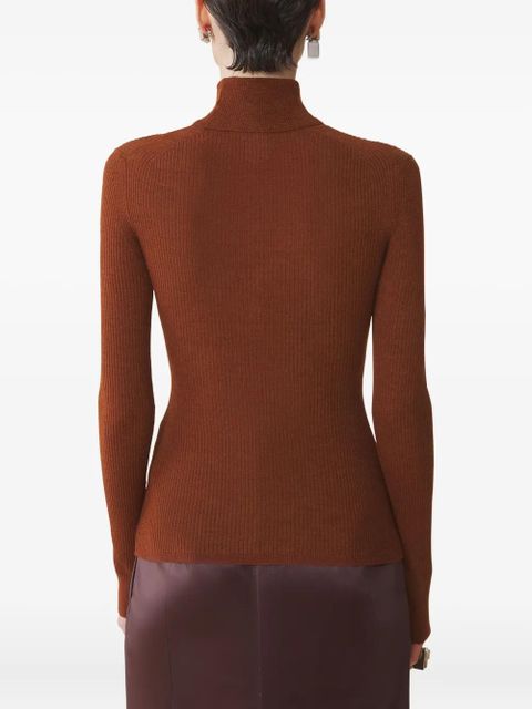 Lanvin ribbed turtleneck sweater - Orange - zdjęcie produktu nr 2