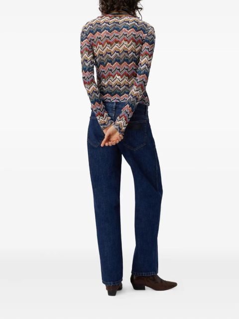 Missoni turtleneck sweater - Blue - zdjęcie produktu nr 2