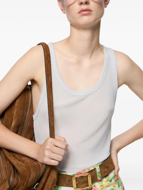 Acne Studios ribbed vest top - Grey