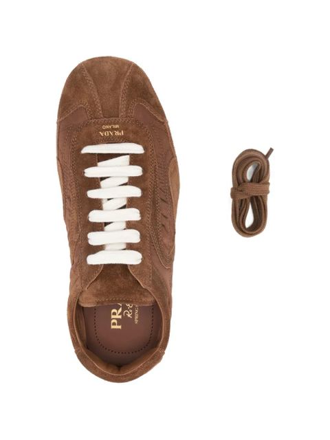 Prada Montecarlo Re-Edition 2005 topstitched sneakers - Brown