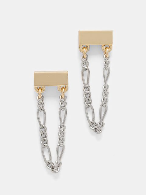 DKNY kolczyki damskie metalowe - zdjęcie produktu nr 2