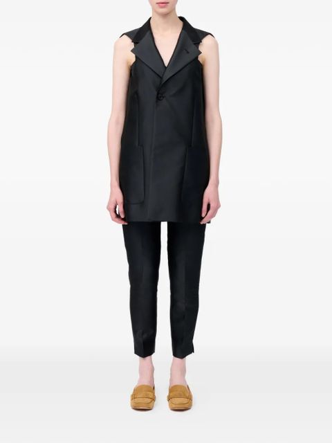MM6 Maison Margiela sleeveless waistcoat - Black - zdjęcie produktu nr 2