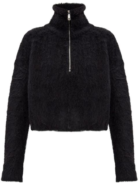 Sportmax half-zip sweater - Black - zdjęcie produktu nr 1