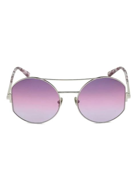 TOM FORD Eyewear geometric-frame sunglasses - Silver