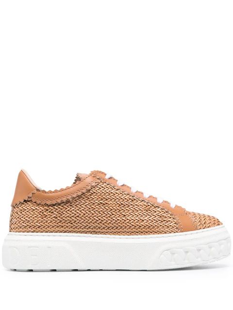 Casadei Off-Road woven sneakers - Neutrals - zdjęcie produktu nr 1