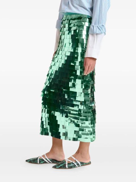 Essentiel Antwerp Ihoed pencil skirt - Green