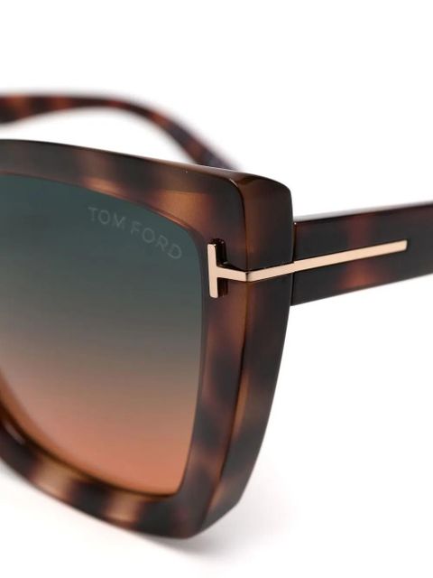 TOM FORD Eyewear Scarlett cat-eye sunglasses - Brown
