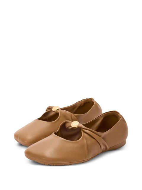 LOEWE leather ballet flats - Neutrals - zdjęcie produktu nr 2