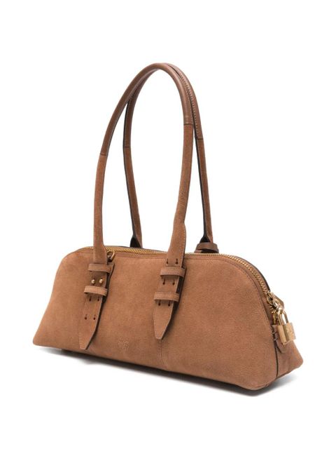 PINKO leather shoulder bag - Brown