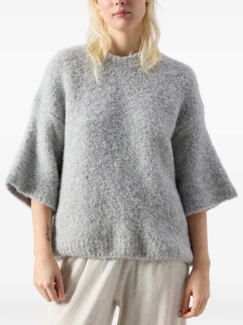 American Vintage Zolly short-sleeves sweater - Grey