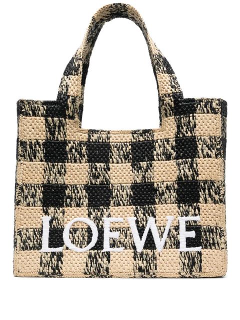LOEWE large Loewe Font tote bag - Neutrals - zdjęcie produktu nr 2