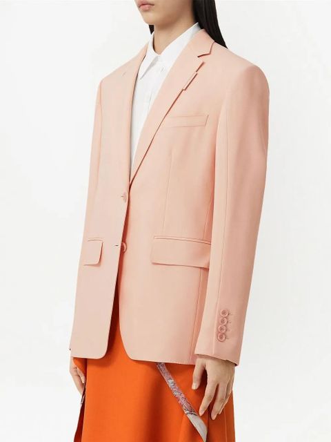Burberry tailored single-breasted blazer - Pink