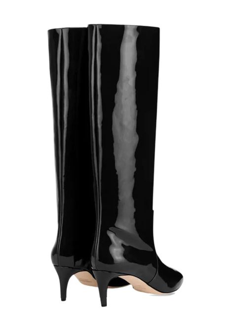 Paris Texas 60mm pointed-toe knee-high boots - Black
