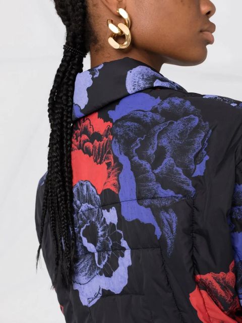 Ferragamo floral-print jacket - Black