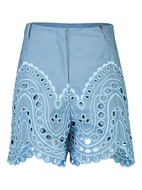 Charo Ruiz Ibiza Dune cut-out shorts - Blue
