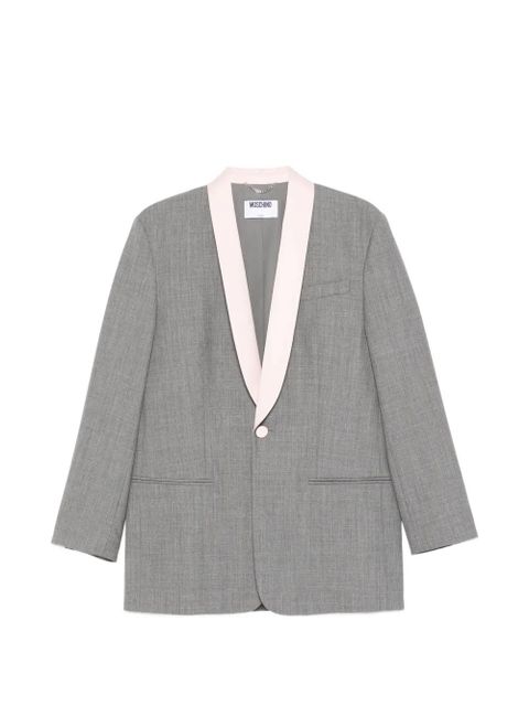 Moschino shawl-lapel blazer - Grey - zdjęcie produktu nr 1