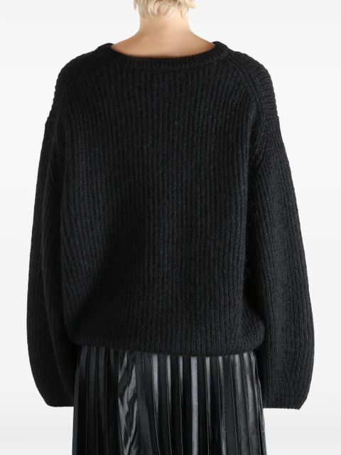 TOTEME ribbed sweater - Black