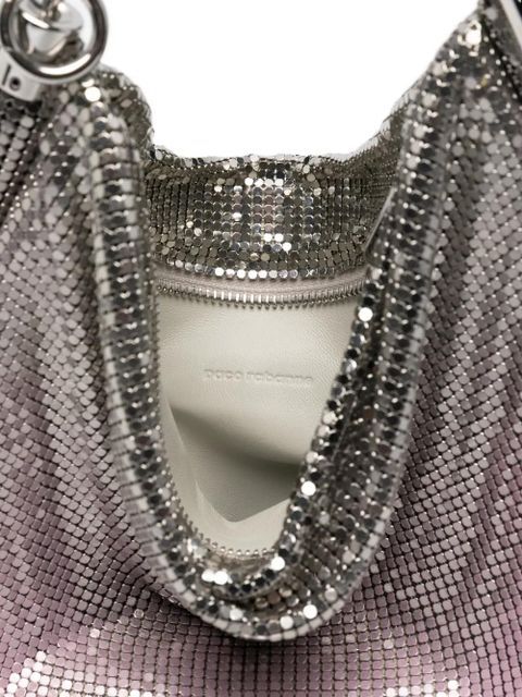 Rabanne chainmail shoulder bag - Silver