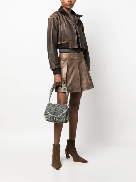 Diesel small Charm-D shoulder bag - Blue