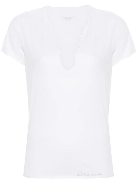 Zadig&Voltaire rhinestone-embellished cotton T-shirt - White - zdjęcie produktu nr 1