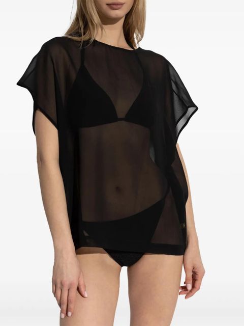 Balmain logo-embroidered t-shirt - Black