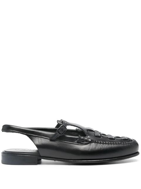 Hereu Roqueta leather slippers - Black - zdjęcie produktu nr 1