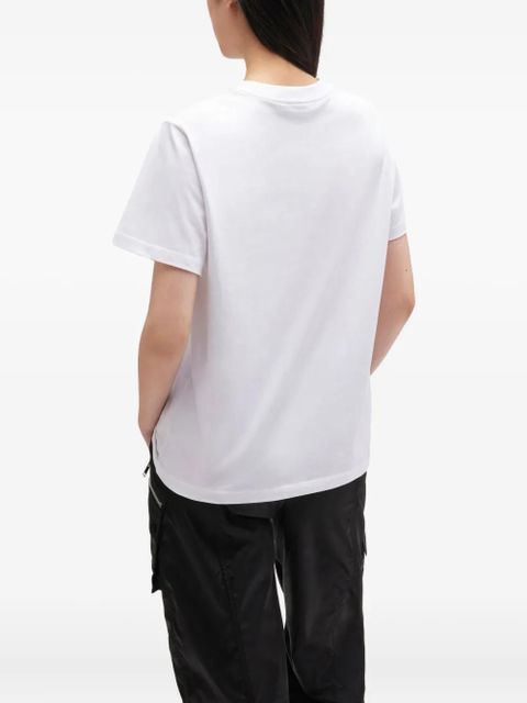 GANNI Kitty cat-bow T-shirt - White