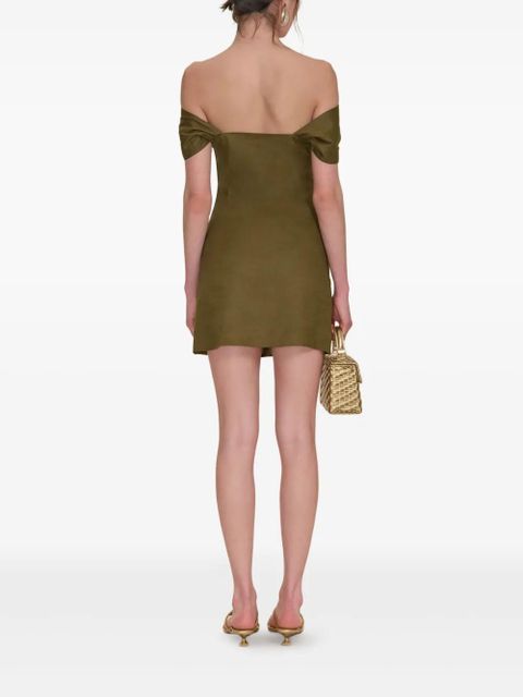 Cult Gaia Sawyer mini dress - Green - zdjęcie produktu nr 2
