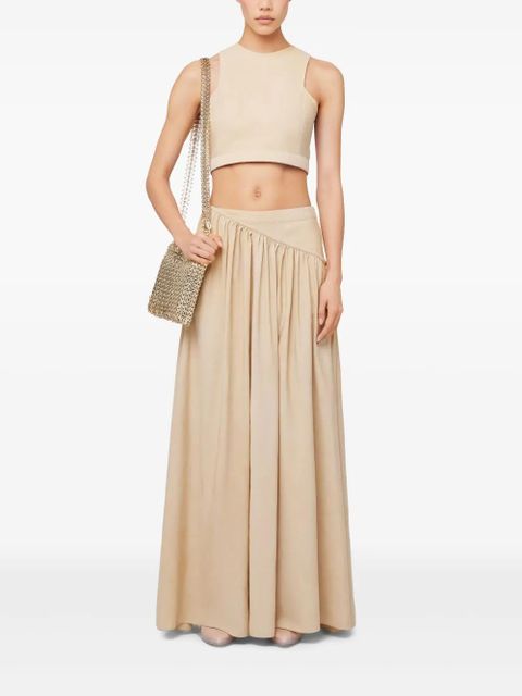 Rabanne sleeveless crop top - Neutrals - zdjęcie produktu nr 2