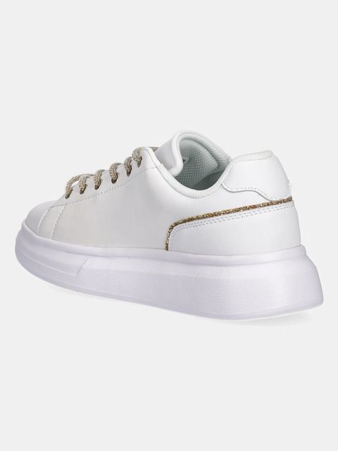 Just Cavalli sneakersy skórzane damskie kolor biały 79RA3SB1ZPB59003