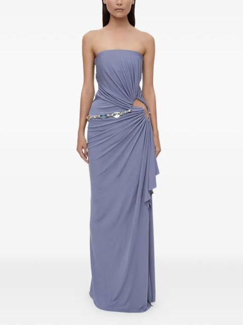 Christopher Esber Crystal strapless gown - Blue - zdjęcie produktu nr 1