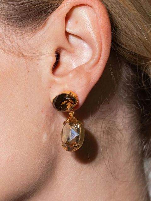 Jennifer Behr Lenora oval earrings - Gold - zdjęcie produktu nr 2