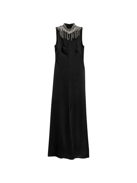 Alexander McQueen mock-neck sleeveless maxi dress - Black - zdjęcie produktu nr 1