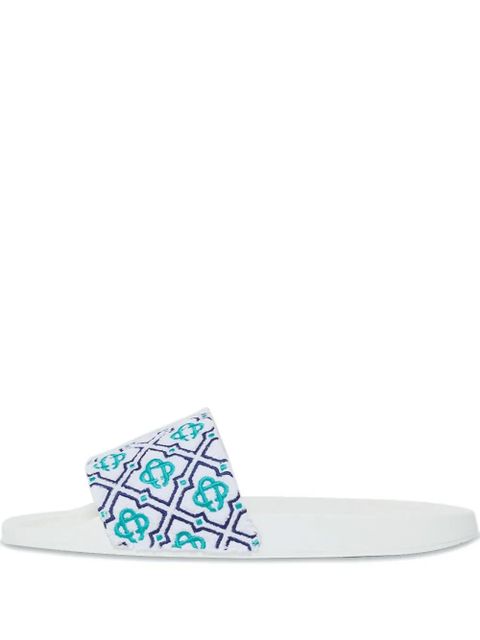Casablanca monogram flip flops - White - zdjęcie produktu nr 1